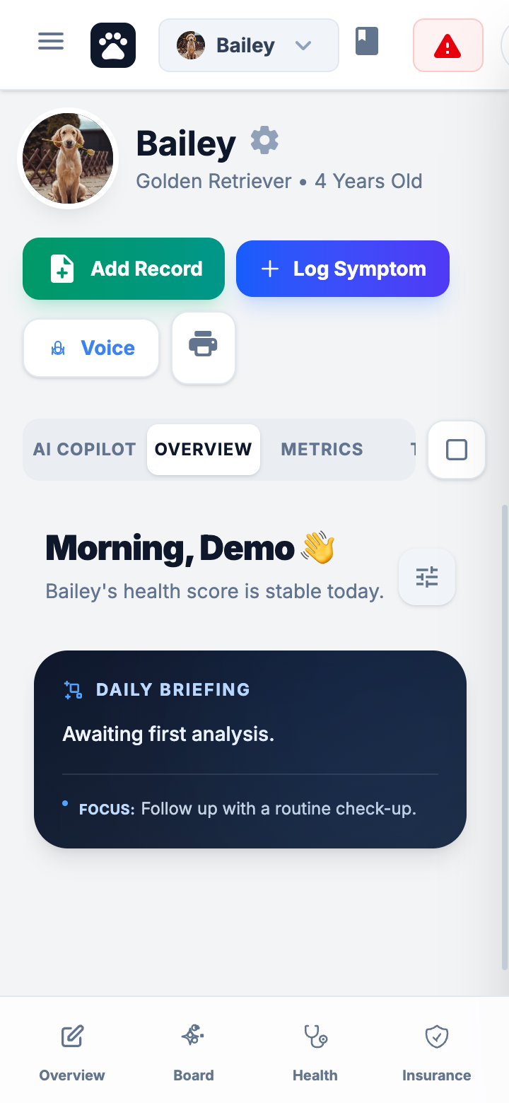Same dashboard on mobile — H1-B app screenshot